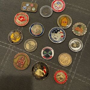 Collection of Military Challenge Coins